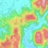 Grancona topographic map, elevation, terrain