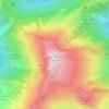 Mont Bellacha topographic map, elevation, terrain