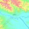 玛曲县 topographic map, elevation, terrain
