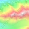 Storm topographic map, elevation, terrain