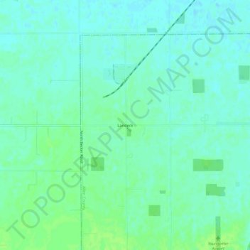Landeck topographic map, elevation, terrain