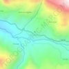 Choropampa topographic map, elevation, terrain