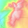 Hawekwaberge topographic map, elevation, terrain