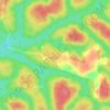 Kombani topographic map, elevation, terrain