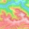 La Contie topographic map, elevation, terrain