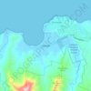 Hanalei topographic map, elevation, terrain