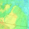 Pang topographic map, elevation, terrain