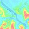 Amparo topographic map, elevation, terrain