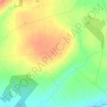 Gunsborough topographic map, elevation, terrain