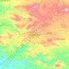 N'dalatando topographic map, elevation, terrain