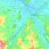 Zihe topographic map, elevation, terrain