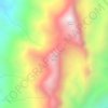 Mount Tirad topographic map, elevation, terrain