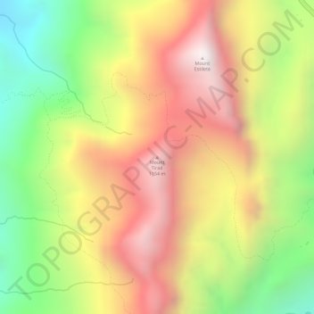 Mount Tirad topographic map, elevation, terrain