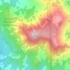 Kendrick Peak topographic map, elevation, terrain