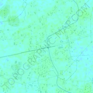 Kamal Bazar topographic map, elevation, terrain