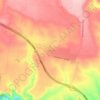 Myrniong topographic map, elevation, terrain