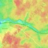 Friedrichsruh topographic map, elevation, terrain