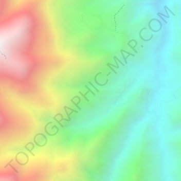 La Aguada topographic map, elevation, terrain
