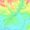 De Rust topographic map, elevation, terrain