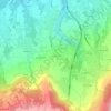 Beauregard topographic map, elevation, terrain