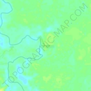 Tomage topographic map, elevation, terrain