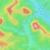 Río Quintanilla topographic map, elevation, terrain