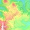 Baag topographic map, elevation, terrain