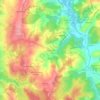 Imaginário topographic map, elevation, terrain