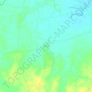 Amis topographic map, elevation, terrain