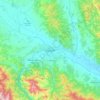 Kraljevo topographic map, elevation, terrain