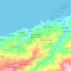 Terrazas de Alto Picure topographic map, elevation, terrain
