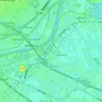 Nieuwgraaf topographic map, elevation, terrain