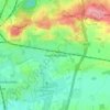 South Nutfield topographic map, elevation, terrain