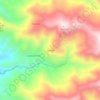 Cañada topographic map, elevation, terrain