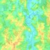 Champ du Bourg topographic map, elevation, terrain