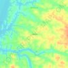Saras East topographic map, elevation, terrain