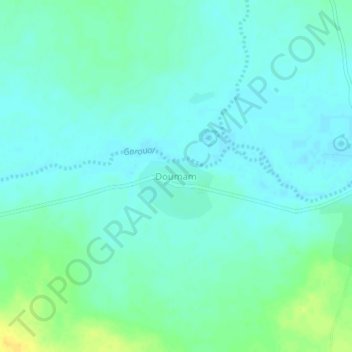 Doumam topographic map, elevation, terrain