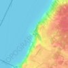 Tougues topographic map, elevation, terrain