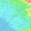 Garden Grove topographic map, elevation, terrain