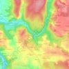 Le Pont Neuf topographic map, elevation, terrain