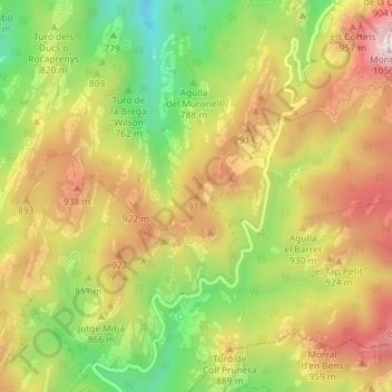 911 topographic map, elevation, terrain