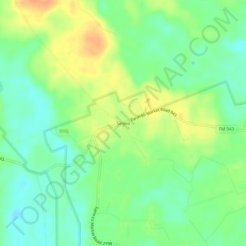 Segno topographic map, elevation, terrain