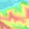 Bajura topographic map, elevation, terrain