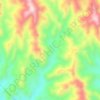 Las Hornillas topographic map, elevation, terrain