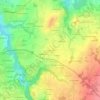 La Croix Janet topographic map, elevation, terrain