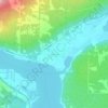 Dollar Bay topographic map, elevation, terrain