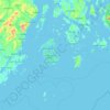 Hay Island topographic map, elevation, terrain