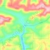 Odin topographic map, elevation, terrain