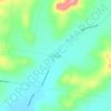 Maclagan topographic map, elevation, terrain