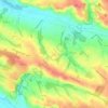 Laoureaux topographic map, elevation, terrain